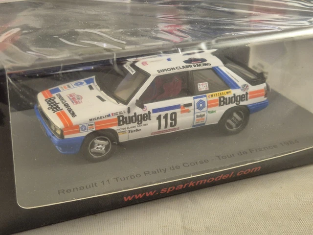 RENAULT 5 TURBO RALLYE TOUR DE FRANCE AUTO 1982 ROUBY UNIVERSAL HOBBIES