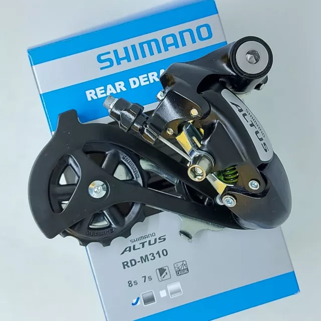 Deragliatore posteriore originale Shimano Altus M310 7 8 velocità bullone mech a montaggio diretto