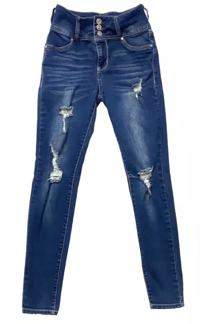 Wallflower Women's Sassy High Rise Denim Jeans Size 3 Skinny