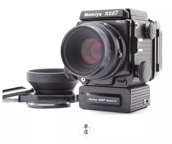 [MINT- w Hood] Mamiya RZ67 Pro II Camera Sekor Z 110mm f/2.8 lens 120 Back JAPAN