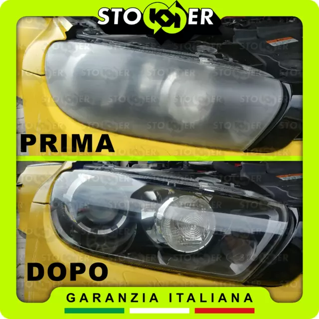 KIT COMPLETO LUCIDATURA CON RICARICA POLIMERO Rinnova Elimina Graffi Fari Auto 2