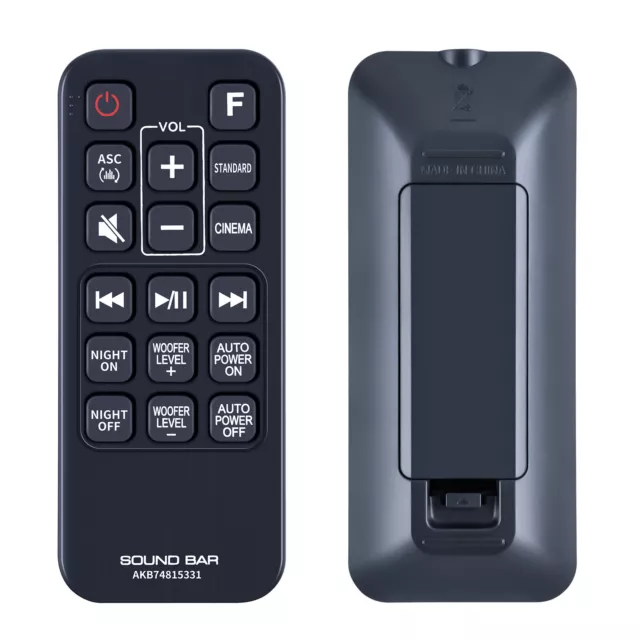AKB74815331 Remote Control For LG Soundbar SH4DWEULLK SH4D SH4 DSH5 SPH5B-W