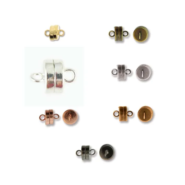 9mm x 7mm SUPER STRONG magnetic clasps, several finishes to choose from!