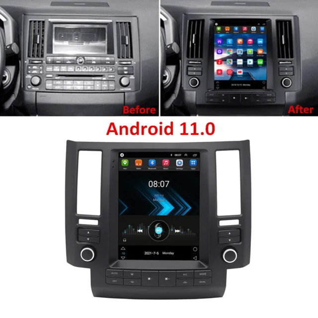 For 2003-2006 INFINITI FX35 FX45 Stereo Radio 9.7" Android 11 GPS Head Unit Wifi