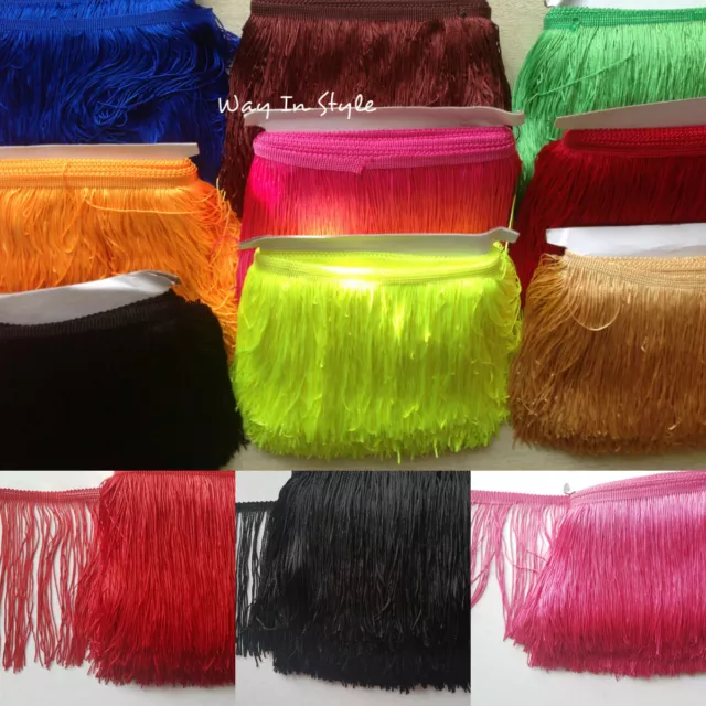 Tassel Fringe Trim Approx. 15 cm 6" Drop  Assorted Colours 1 yard