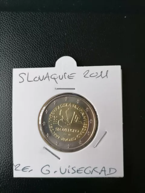 SLOVAQUIE 2 Euro Commémorative 2011 Groupe de visegrad UNC