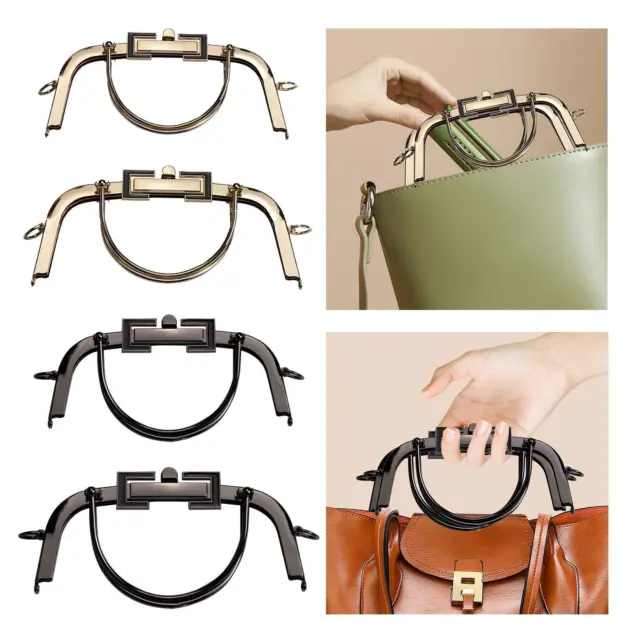 Metal Purse Frame Kiss Clasp Lock for Sewing Handmade Handbag Bag Hardware