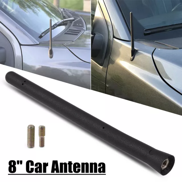 8" Car Aerial Antenna Mast Auto Car Short Stubby AM/FM Radio Car Accessories