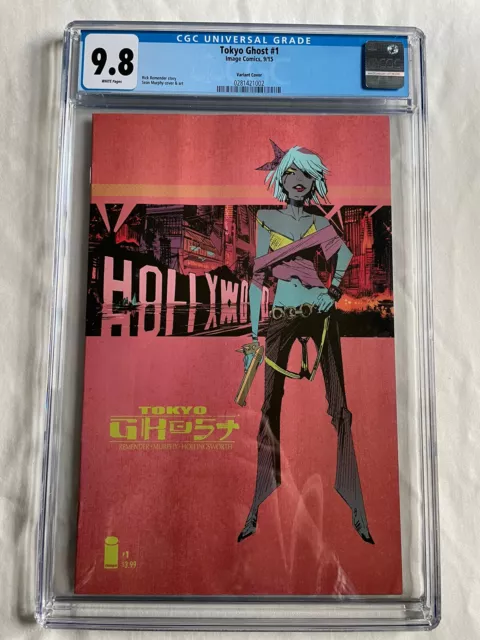 Tokyo Ghost #1, CGC 9.8, Murphy Variant, 1st App Dent, Decay, Trauma, Image 2015