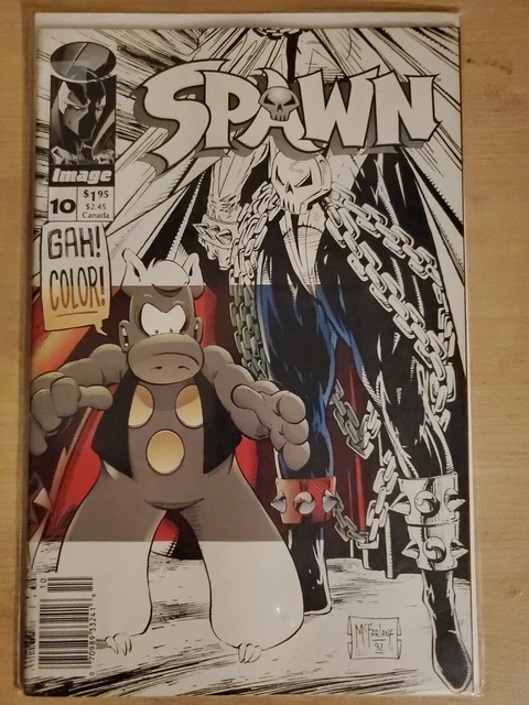 SPAWN #10 Newsstand Edition 1993 Image Comics Dave Sim Todd McFarlane Cerebus