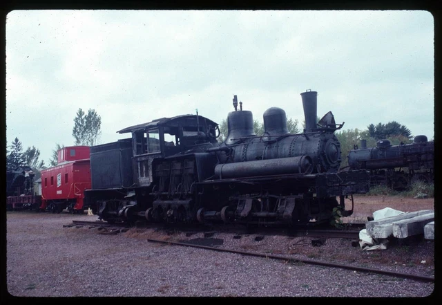 Original Rail Slide - UNK Unknown Road no # N Freedom WI 10-1995 Shay