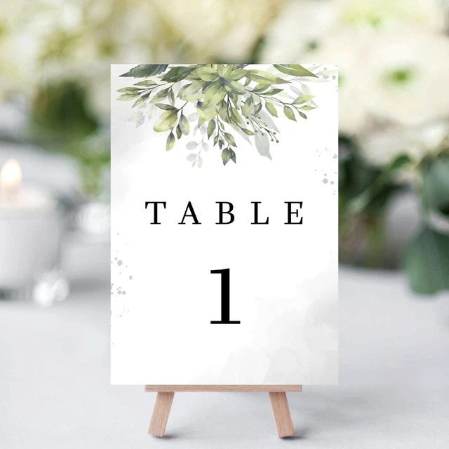 Numeri da tavolo del ristorante
