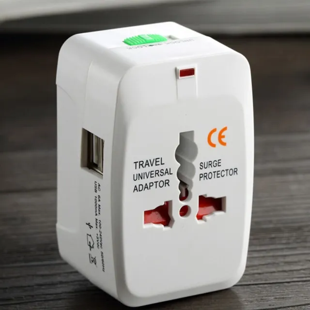 Portable Electric Plug Power Socket Adapter Travel Charger Converter EU UK US AU