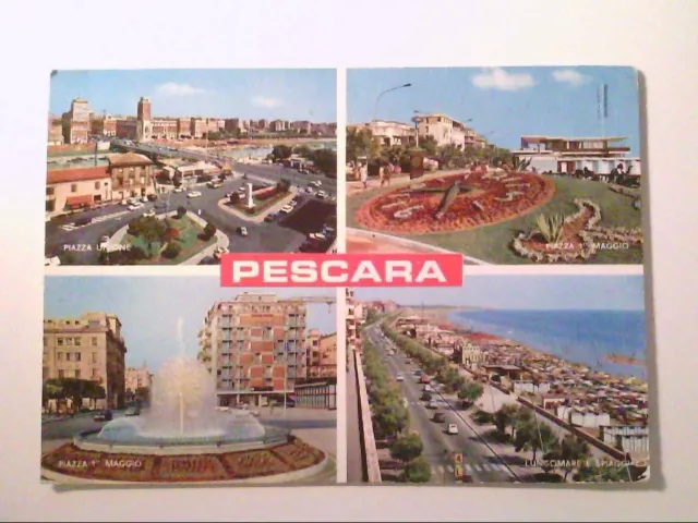 Pescara. Italien. Mehrbildkarte mit 4 Abb. AK.