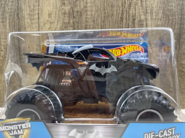 Hot Wheels Monster Jam Monster Truck Batman Batmobile Small Hubs