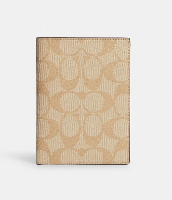 NWT - COACH Passport Holder/ Passport Case In Signature Canvas