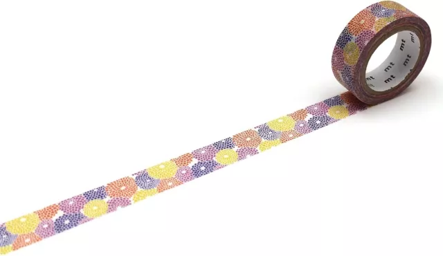 MT SOU SOU Washi Masking Tape 15mm x 7m - kiku zukushi