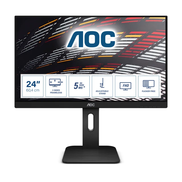 AOC P1 24P1 - 60,5 cm (23.8 Zoll) - 1920 x 1080 Pixel - Full HD - LED - 5 ms -
