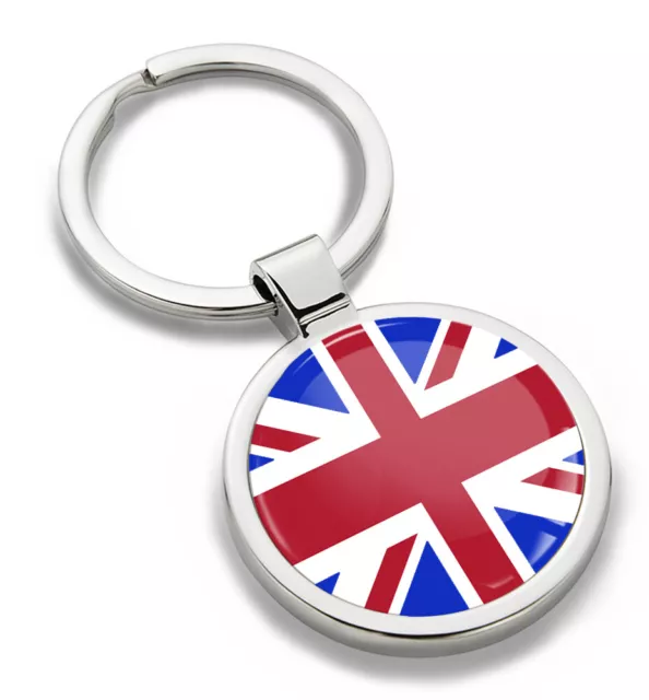 Porte Clé Metal Royaume-Uni UK GB National Drapeau Accessoires Homme / Femme