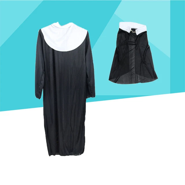 Croce Suora Di Halloween Costume Per Adulti Accessori Costumi Veste Donna