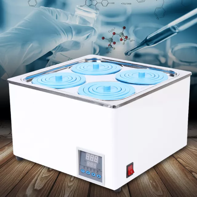 12L Lab Digital Water Bath Heater Lab Thermostatic Temperature Water Bath 800W
