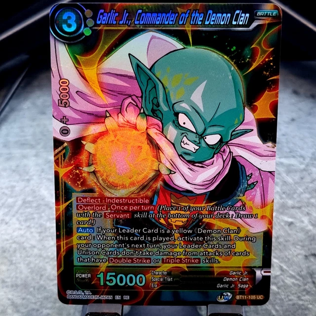 GARLIC JR., COMMANDER of the Demon Clan BT11105 UC FOIL Dragon Ball