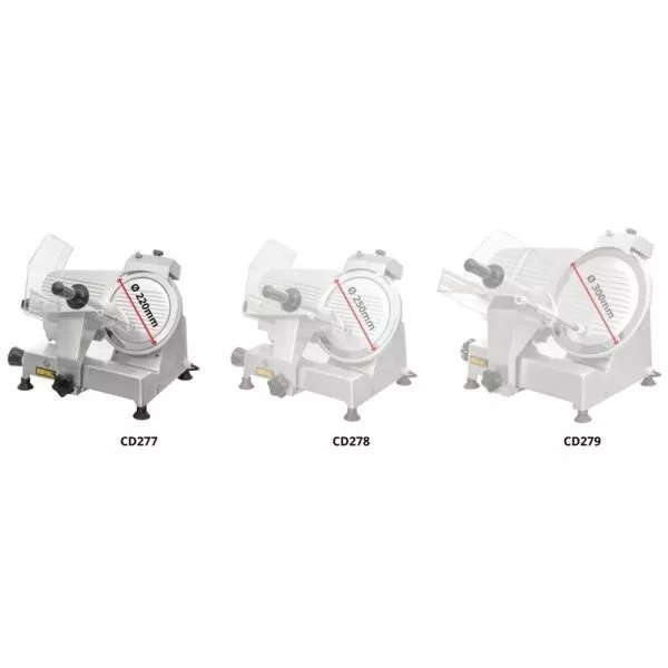 Buffalo Fleischschneidemaschine 22cm Fleischschneider Allesschneider 2