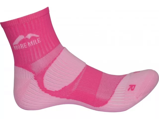 Laufsocken Damen More Mile London Crossfit Fitnessstudio Gepolstert 5 Paar Pack 2