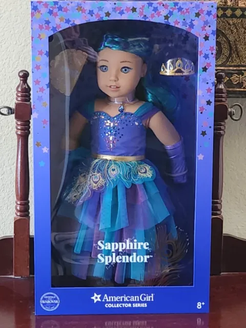 NIB American Girl AG 2022 Limited Edition Peacock Sapphire Splendor Doll