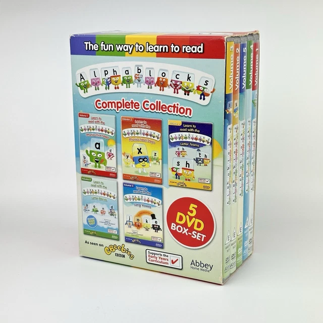 ALPHABLOCKS COMPLETE COLLECTION 5 DVD Boxset Box Set CBeebies BBC 