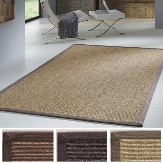 Sisalteppich Mit Bordure