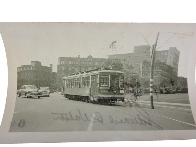 Orig 1952 Ottawa Trolley Ontario Canada Photo Negative + Photo by Ed Watson