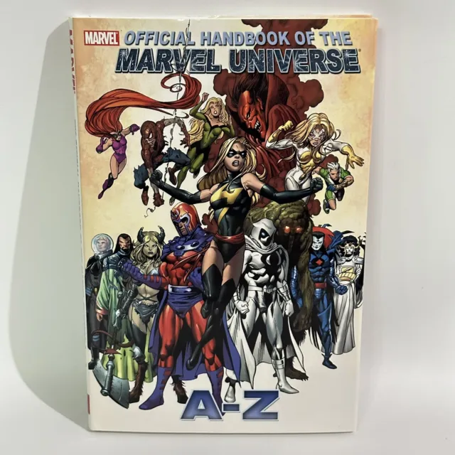 Official Handbook of the Marvel Universe A To Z Volume 7 Hardcover w/DJ VG