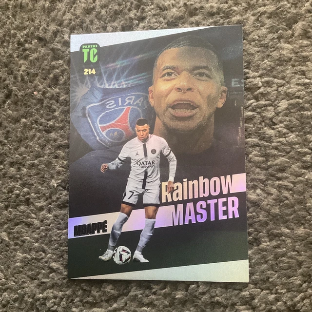 PANINI TOP CLASS 2023 Football "KYLIAN MBAPPE" 214 Rainbow Master Trading Card EUR 2,33