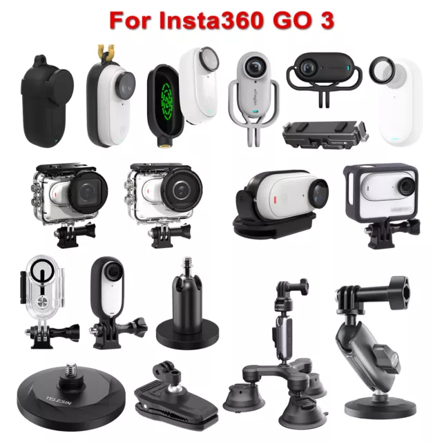 Magnetische Halterung Basis Silikonhülle Abdeckung Rahmen For Insta360 GO 3 lot