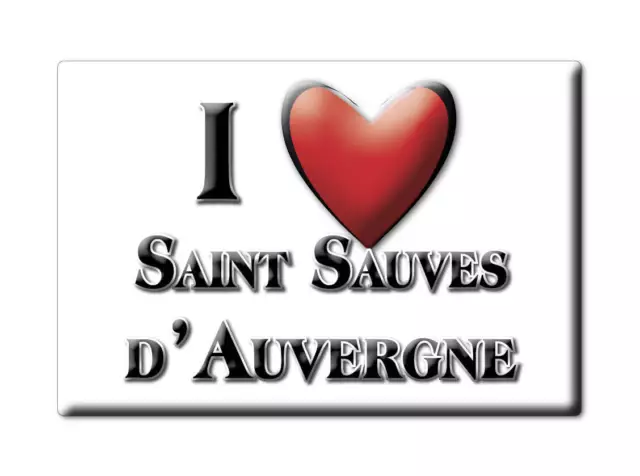 Saint Sauves D'Auvergne, Puy De Dôme, Auvergne - Magnet France Aimant