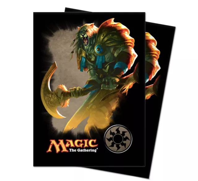 80ct Ajani Light Symbol-Art Deck Protector Card Sleeves MTG Ultra Pro 66 x 91mm