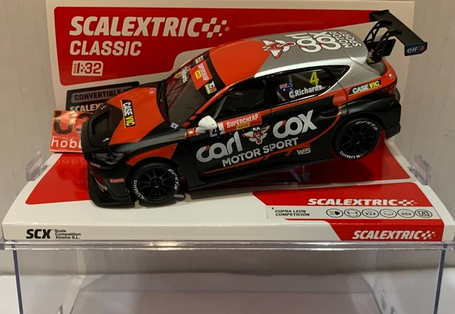 Scalextric Cupra León Competición Girolami Slotcar Rood