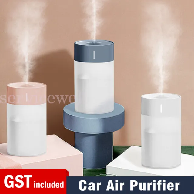 Portable USB Mini Led Humidifier Car Air Purifier Aroma Diffuser Cool Mist Home