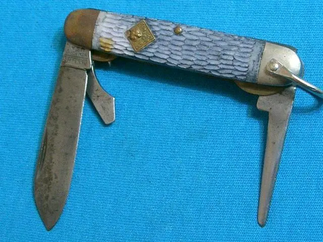 Vintage Camillus'50S Ny Usa Bsa Boy Cub Scouts Camp Survival Knife Knives Pocket