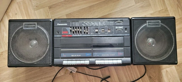 VINTAGE PANASONIC RX-CW42 XBS Radio Cassette Boombox Ghetto Blaster £45 ...
