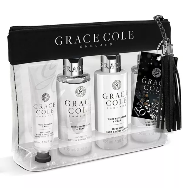 Grace Cole : White Nectarine & Pear Travel Set