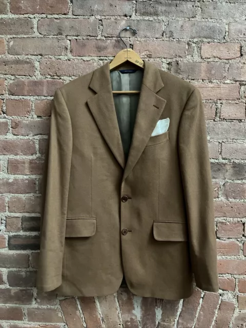 Brooks Brothers Men’s Jacket, Sz 36, Caramel 100% Cashmere, Loro Piana