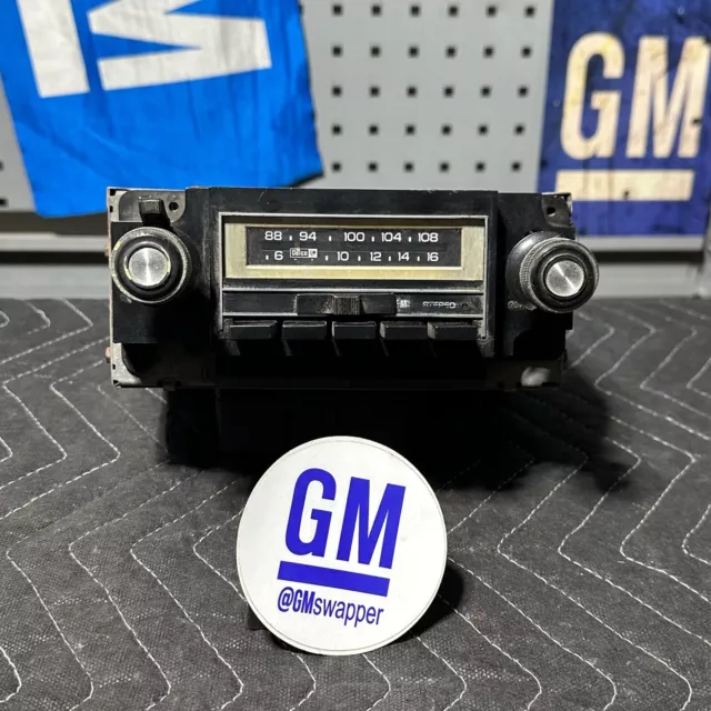 Vintage GM AC DELCO Late 1970's Early 1980's Corvette AM/FM Radio 8 Track Player