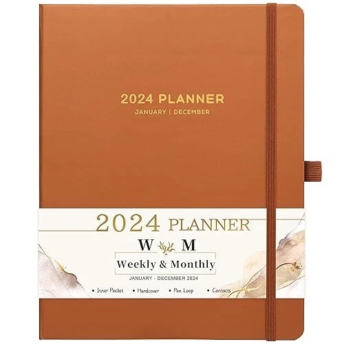 2024 PLANNER Hardcover Planner 2024, Jan. 2024 Dec. 2024, 2024