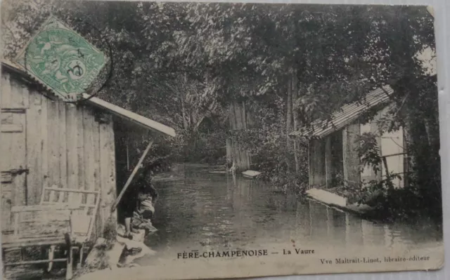 FERE CHAMPENOISE 51 cpa la vaure Bon Etat