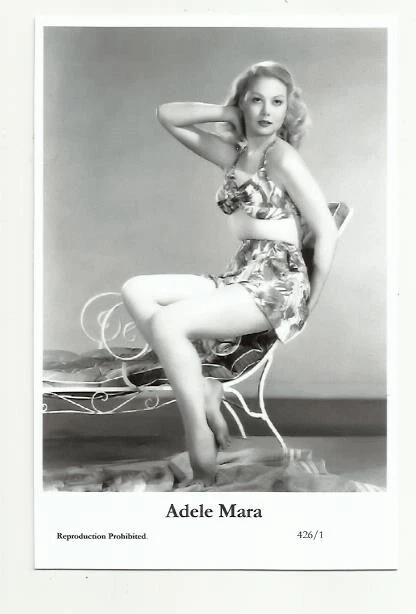 (Bx12) Adele Mara Photo Card (426/1) Filmstar  Pin Up Movie Glamour Girl