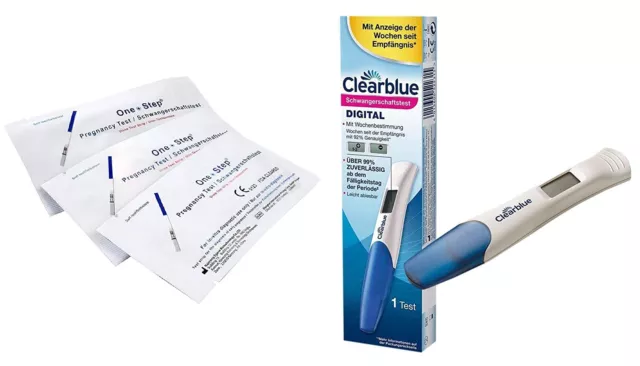 Clearblue Schwangerschaftstest Digital + 10 One Step Frühtests 10 miu/ml