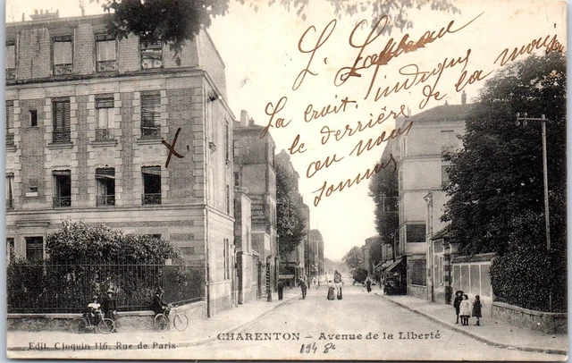 94 CHARENTON - avenue de la liberte.