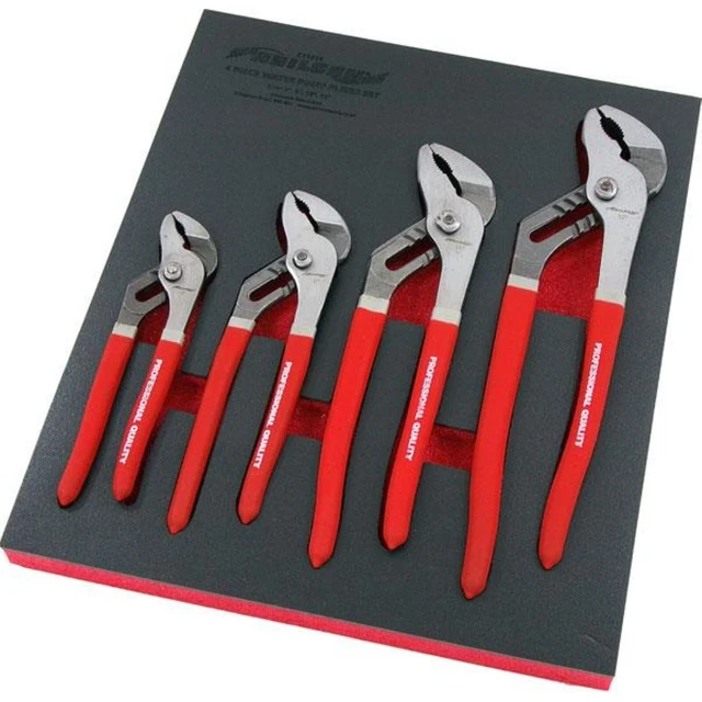 4 Piece Water pump Pliers Set 6 8 10 12 - groove joint multi grip plier